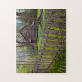USA, Tennessee, Kabine in Cades Cove Puzzle (Vertikal)