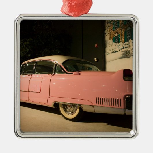 USA, Tennessee, Memphis, Elvis Presley 3 Silbernes Ornament (Vorne)