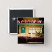 USA, Tennessee, Memphis: Elvis Presley Button (Vorne & Hinten)