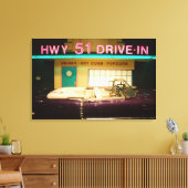 USA, Tennessee, Memphis: Elvis Presley Leinwanddruck (Insitu (Wohnzimmer))