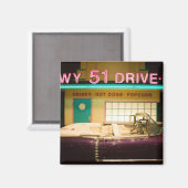 USA, Tennessee, Memphis: Elvis Presley Magnet (Vorderseite/Rückseite)