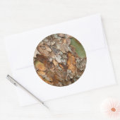 USA, Tennessee, Nah von Rinde auf einem Baum Runder Aufkleber (Umschlag)