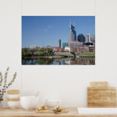 USA, Tennessee, Nashville. Cumberland Poster (Küche)