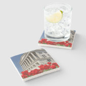 USA, Tennessee, Nashville. Historischer Tennessee Steinuntersetzer (Seitenansicht)