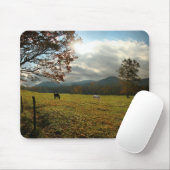 USA, Tennessee. Pferde im Höhlental Mousepad (Mit Mouse)