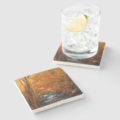 USA, Tennessee. Rushing Mountain Creek 2 Steinuntersetzer (Seitenansicht)