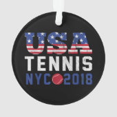 USA Tennis US New York 2018 Open Ornament (Rückseite)