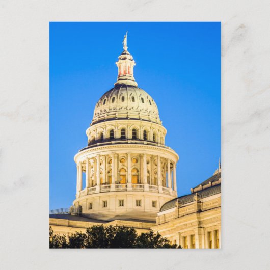 USA, Texas, Austin. Hauptstadts-Gebäude (1888) 2 Postkarte (Vorderseite)