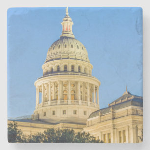 USA, Texas, Austin. Kapitol (1888) 3 Steinuntersetzer