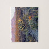 USA, Texas, Big Bend NP. Sandrosa Dämmerung Puzzle (Vertikal)