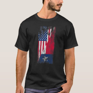 USA Texas Flags USA Texan T-Shirt