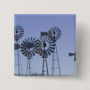 USA, TEXAS, Lubbock: American Wind Power Center Button