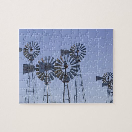 USA, TEXAS, Lubbock: American Wind Power Center Puzzle (Horizontal)