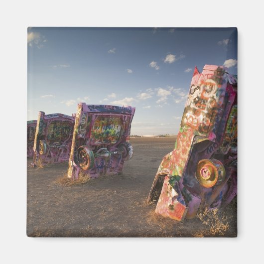 USA, TEXAS, Panhandle Area, Amarillo: Cadillac 2 Magnet (Vorne)