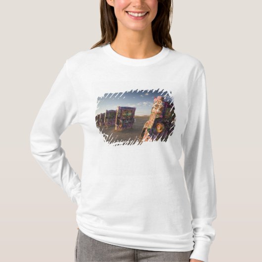 USA, TEXAS, Panhandle Area, Amarillo: Cadillac 2 T-Shirt (Vorderseite)