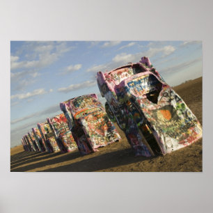 USA, TEXAS, Panhandle Area, Amarillo: Cadillac Poster