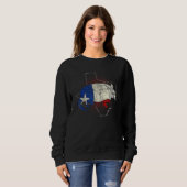 USA Texas Patriotic Wildlife Animal Texan Pride Ar Sweatshirt (Vorne ganz)