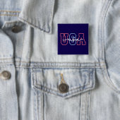 USA Text 4. Juli Design-62118 Button (Beispiel)