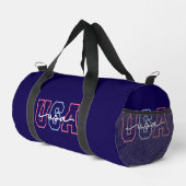 USA Text 4. Juli Design-62118 Duffle Bag (Rechte Ecke)