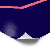 USA Text 4. Juli Design-62118 Poster (Ecke)