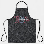 USA Text 4. Juli Design-62118 Schürze (Vorderseite)