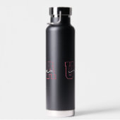 USA Text 4. Juli Design-62118 Trinkflasche (Rechts)