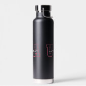 USA Text 4. Juli Design-62118 Trinkflasche (Links)