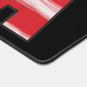 USA Text in Flag Farben Schreibtischunterlage (Ecke)