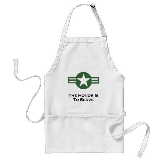 USA The Honor Green Schürze (Vorne)