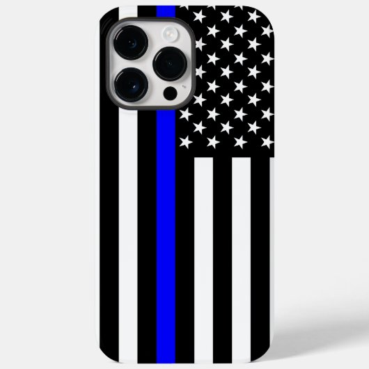 USA Thin Blue Line Case-Mate iPhone Hülle (Rückseite)