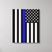 USA Thin Blue Line Leinwanddruck (Vorderseite)