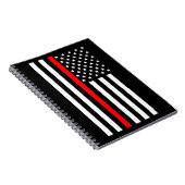 USA Thin Red Line Notizblock (Rechte Seite)
