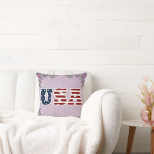 USA Throw Kissen