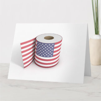 USA Toilettenpapier Karte