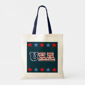 USA Tote Bag Tragetasche (Rückseite)