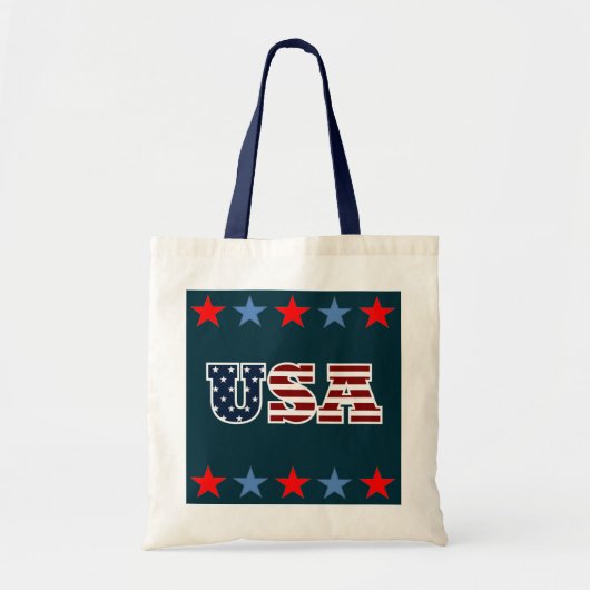 USA Tote Bag Tragetasche (Vorne)