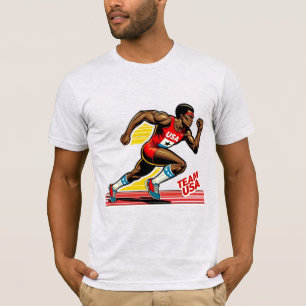 USA - TRACK UND FELD 6 T-Shirt