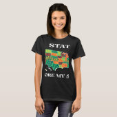 USA Travel  Visit 50 States Map 1 T-Shirt (Vorne ganz)