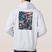 USA Trendy Hoodie – Soft Fabric Modern Street  (Rückseite)
