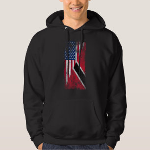 USA & Trinidad & Tobago Flags - USA, Tri Hoodie