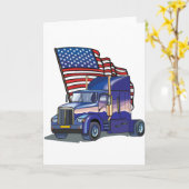 USA Truck Driver Karte (Gelbe Blume)