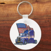 USA Truck Driver Schlüsselanhänger (Vorderseite)