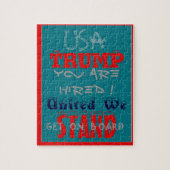 USA Trump Sie sind eingestellt! United Wir Stand A Puzzle (Vertikal)