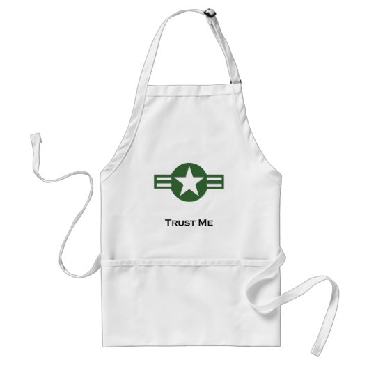 USA Trust Me Green Schürze (Vorne)