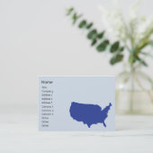 USA - Tschubby Visitenkarte (Stehend Vorderseite)