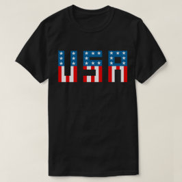USA Typografie T-Shirt