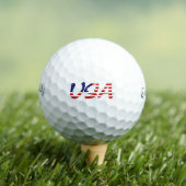 USA überlagern sich auf US Flag css gbcnt Golfball (Insitu T-Shirt)