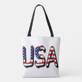 USA überschneidet Flag Flag Tasche (Rückseite)