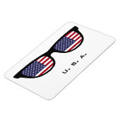 USA überträgt Sondertext und Farbmagnet Magnet (Linke Seite)