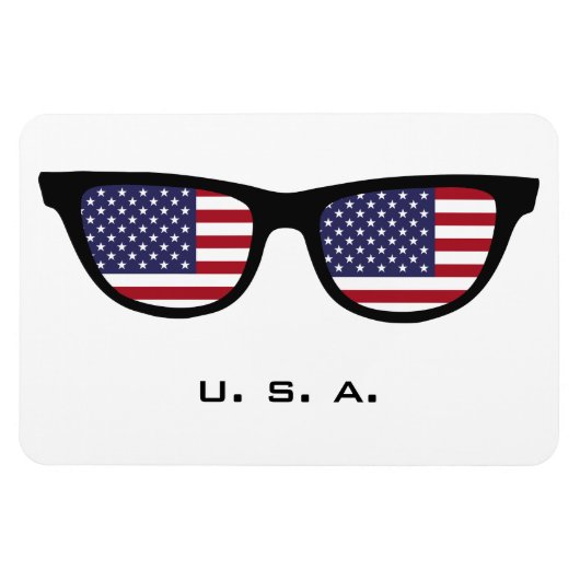 USA überträgt Sondertext und Farbmagnet Magnet (Horizontal)